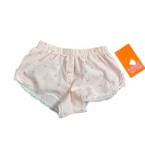 Pink and Blue Pajama Shorts